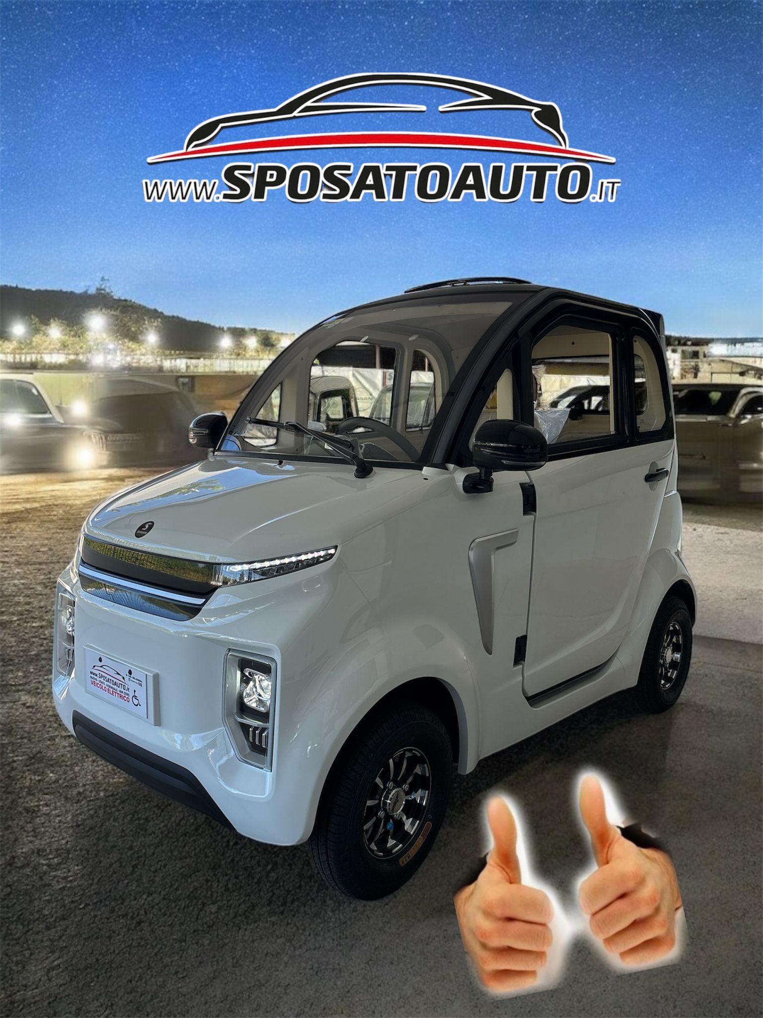 CABINATO PER DISABILI MOB 25 Manubrio BIANCO